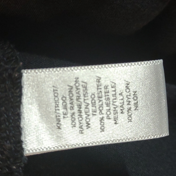 Ann Taylor Loft Dot Laced Ruffle Sleeve Blouse L - Picture 11 of 15